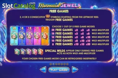Скрин7. Mermaid Jewels слот