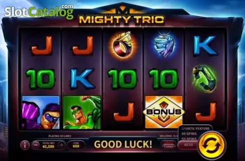 Скрин2. Mighty Trio слот