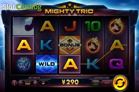 Скрин4. Mighty Trio слот