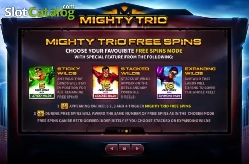 Скрин7. Mighty Trio слот