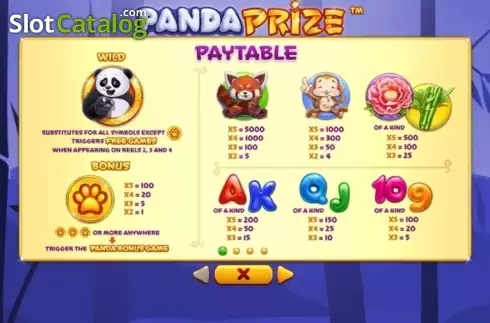 Скрин6. Panda Prize слот