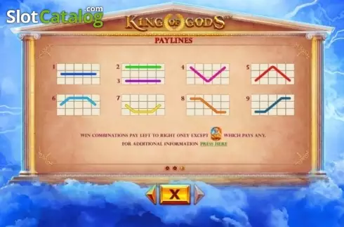 Скрин7. King of Gods слот