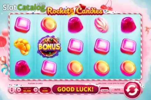 Скрин2. Rocket Candies слот
