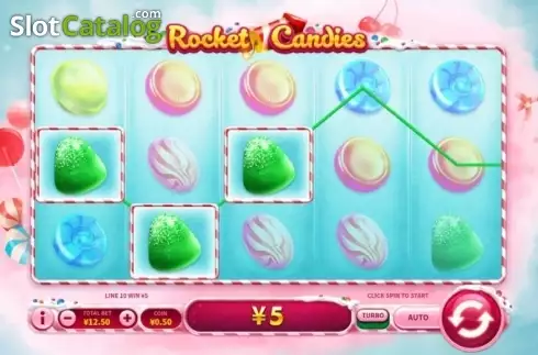 Скрин5. Rocket Candies слот