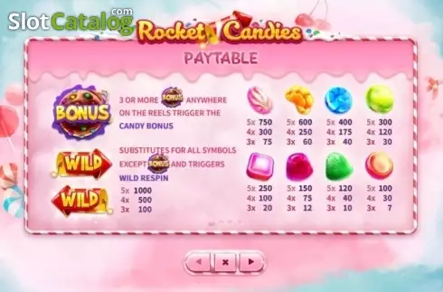 Скрин6. Rocket Candies слот