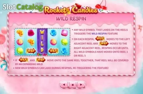 Скрин7. Rocket Candies слот