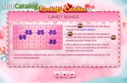 Скрин8. Rocket Candies слот
