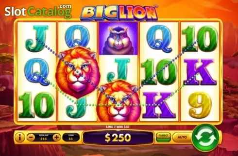 Скрин5. Big Lion слот