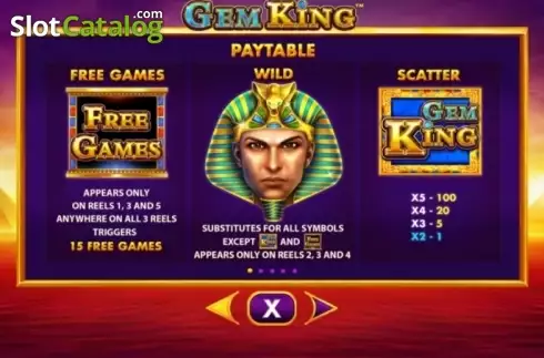 Скрин6. Gem King слот