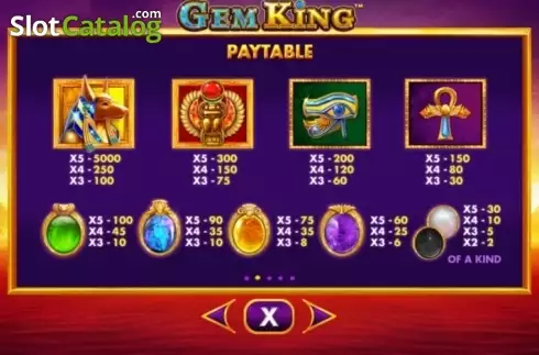Скрин7. Gem King слот