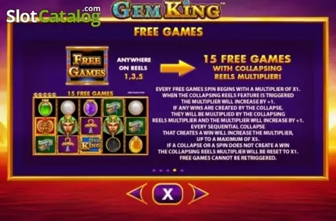 Скрин9. Gem King слот