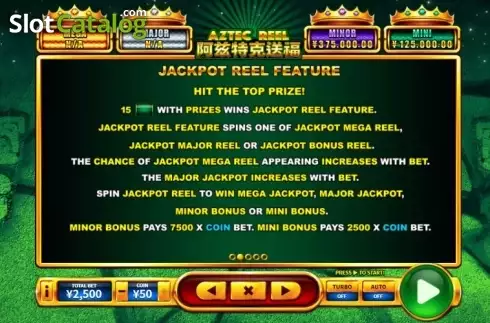 Скрин6. Aztec Reel слот