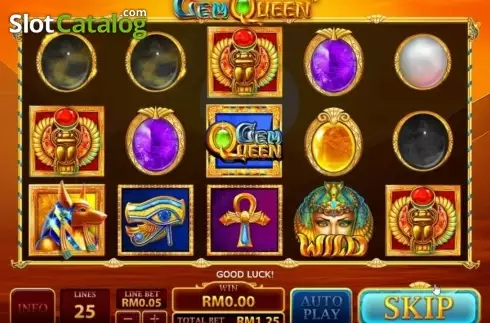 Скрин2. Gem Queen слот