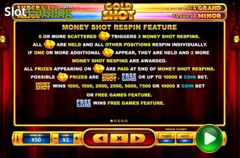 Скрин6. Gold Shot слот