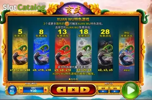 Скрин5. Xuan Wu слот