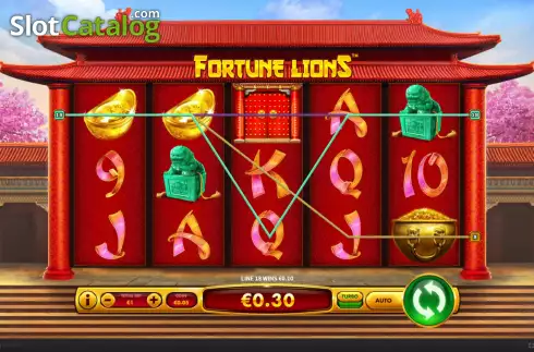 Скрин4. Fortune Lions (Skywind Group) слот