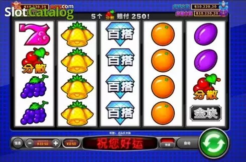 Скрин2. Shui Guo Cai Fu Wu Shi Jackpot слот