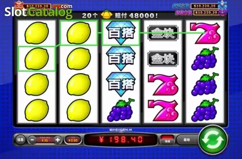 Скрин3. Shui Guo Cai Fu Wu Shi Jackpot слот