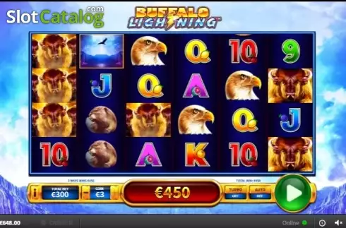 Скрин4. Buffalo Lightning слот
