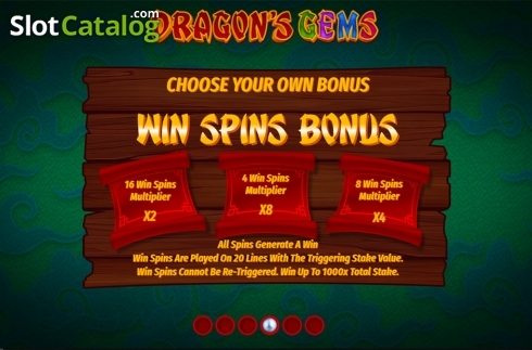 Скрин8. Dragons Gems слот