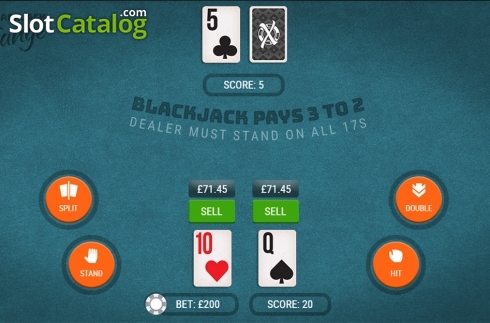 Скрин3. Blackjack X-Change слот
