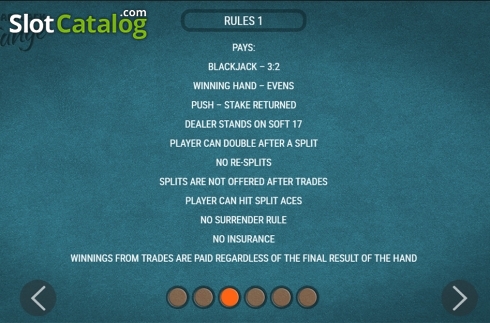 Скрин7. Blackjack X-Change слот