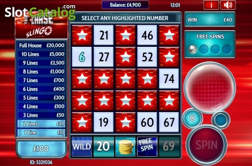 Скрин4. The Chase Slingo слот