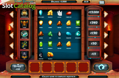 Скрин2. Tutan's Treasure слот