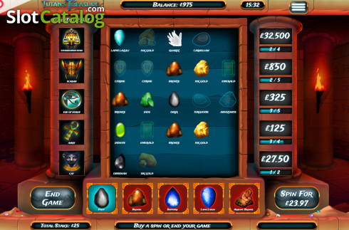 Скрин3. Tutan's Treasure слот