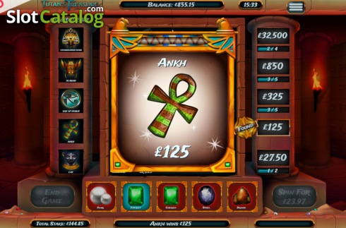 Скрин4. Tutan's Treasure слот