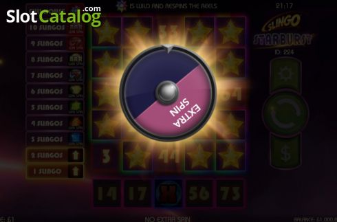 Скрин3. Slingo Starburst слот
