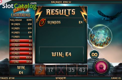Скрин4. Slingo Lightning слот