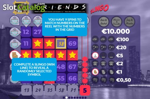 Скрин8. Friends Slingo слот