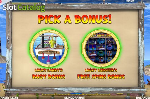 Скрин6. Slingo Lucky Larrys Lobstermania слот
