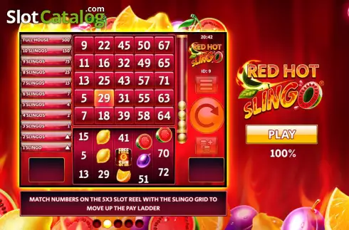 Скрин2. Red Hot Slingo слот