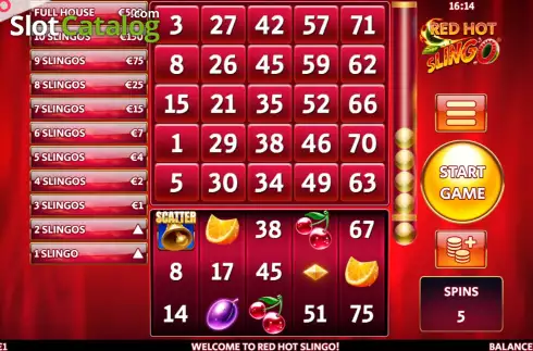 Скрин3. Red Hot Slingo слот
