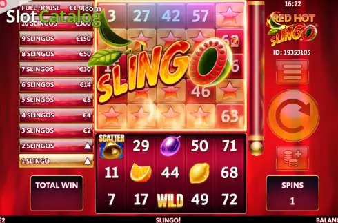 Скрин5. Red Hot Slingo слот