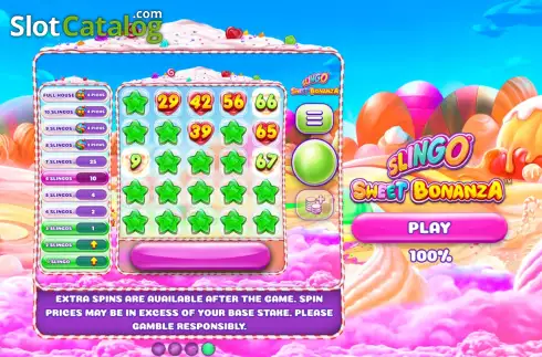 Скрин2. Slingo Sweet Bonanza слот