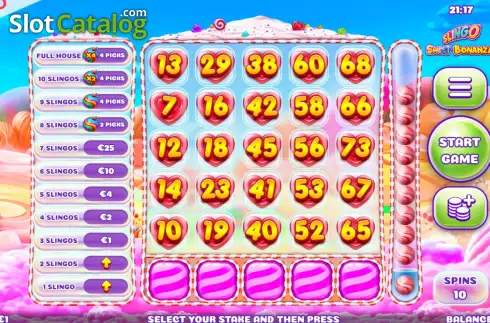 Скрин3. Slingo Sweet Bonanza слот
