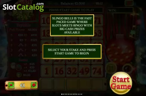 Скрин9. Slingo Bells слот