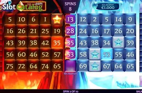 Скрин4. Slingo Fire and Ice слот