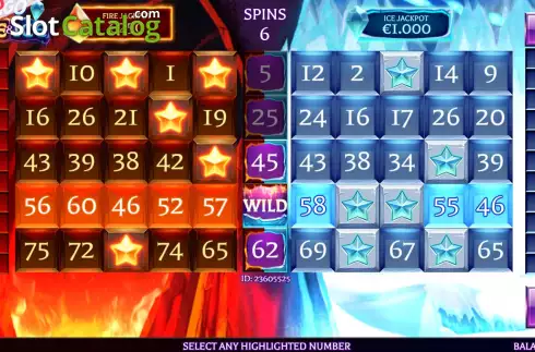 Скрин5. Slingo Fire and Ice слот