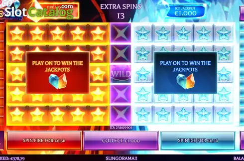 Скрин8. Slingo Fire and Ice слот