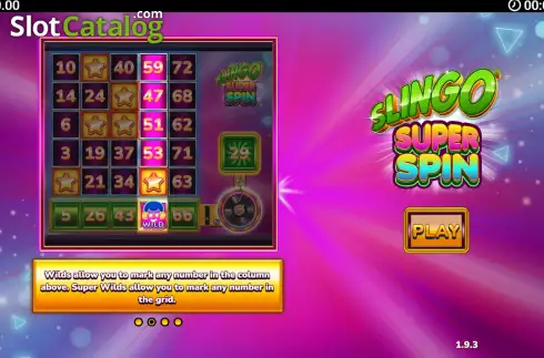 Скрин2. Slingo Super Spin слот