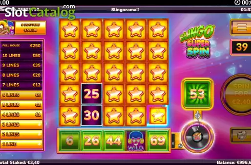 Скрин7. Slingo Super Spin слот