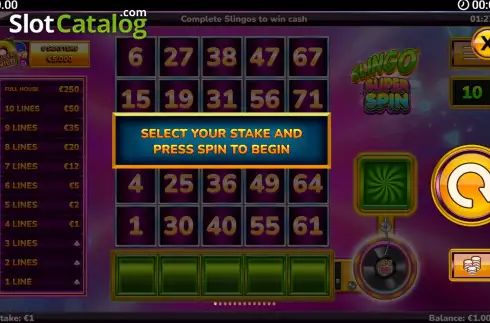 Скрин9. Slingo Super Spin слот