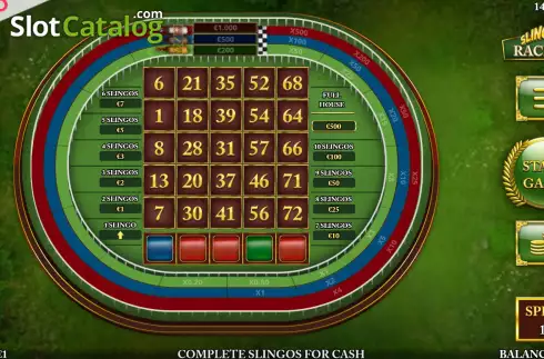 Скрин3. Slingo Racing слот