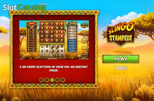 Скрин2. Slingo Stampede слот