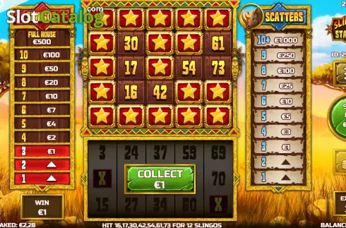 Скрин5. Slingo Stampede слот