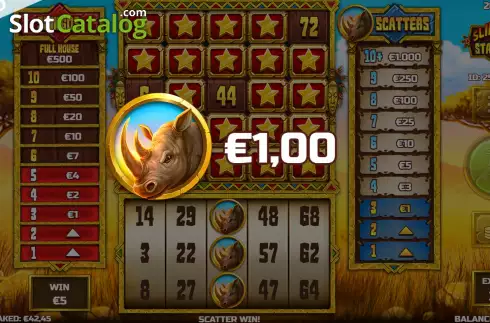 Скрин8. Slingo Stampede слот